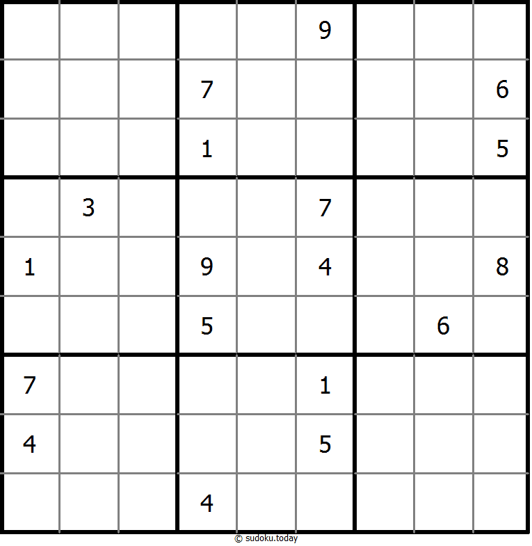 Sudoku Non-15 #12313