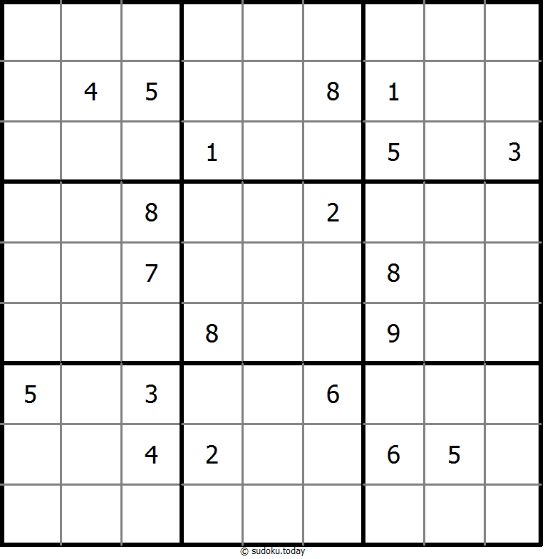 Sudoku Não XV #12332