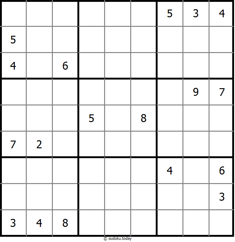 Sudoku Non-15 #12333