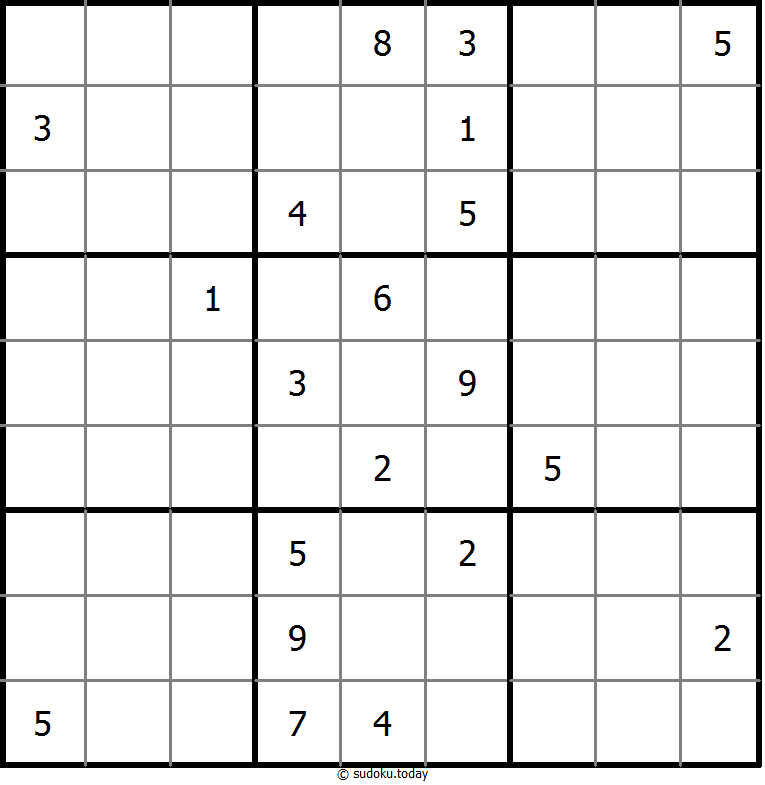 Sudoku Non-15 #12352