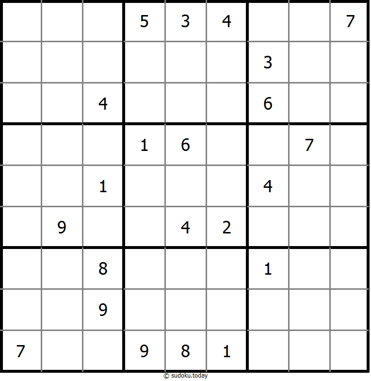 Sudoku Non-15 #12388