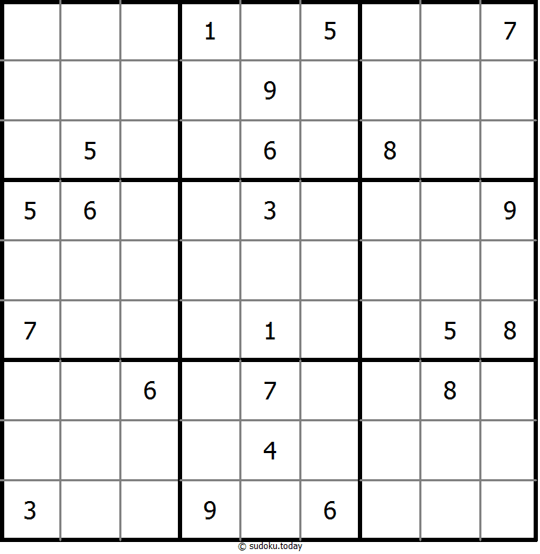 Sudoku Não XV #12405