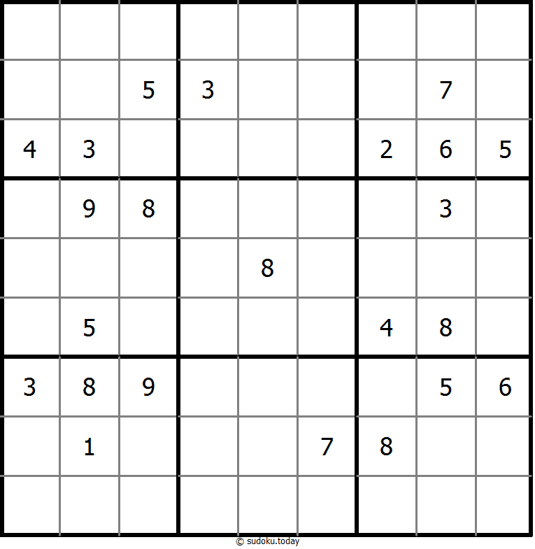 Non XV sudoku