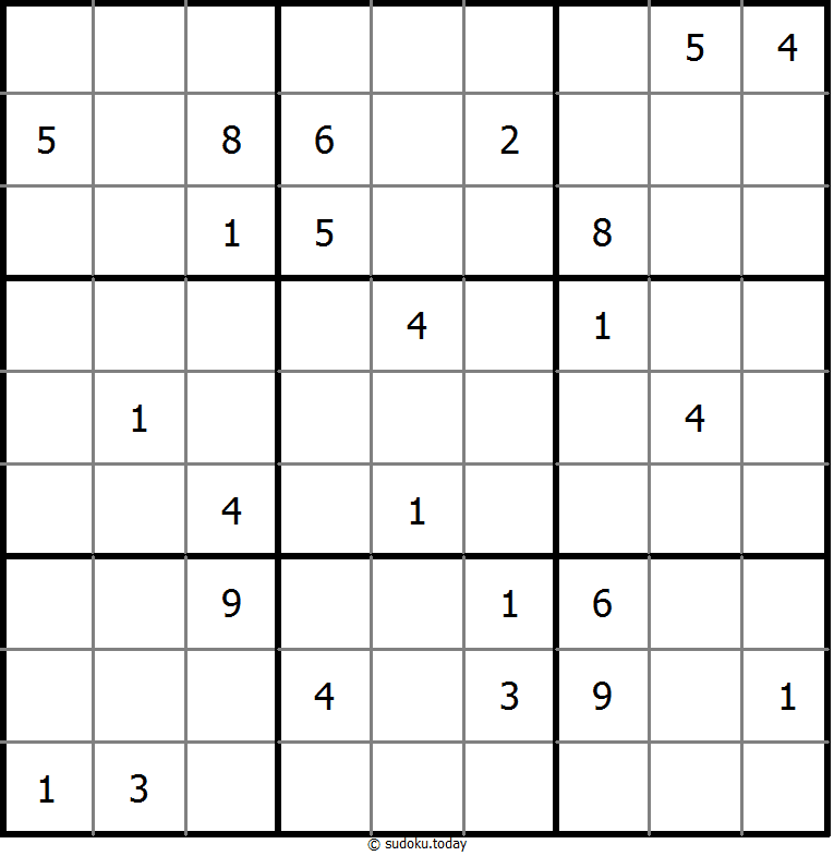 Sudoku Không XV #12453