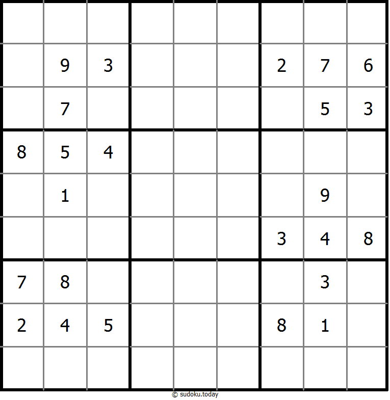 Sudoku Non-15 #12467
