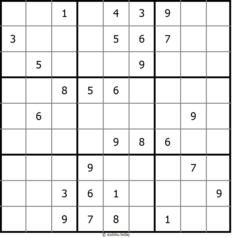 Sudoku Không XV #12513