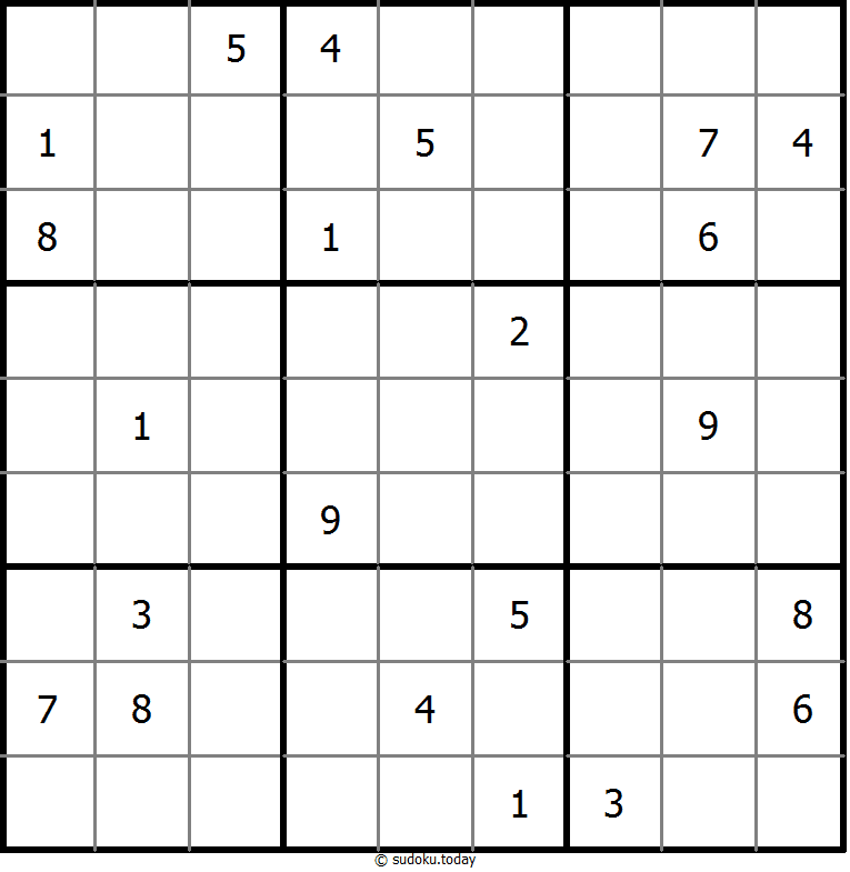 Sudoku Non-15 #12521