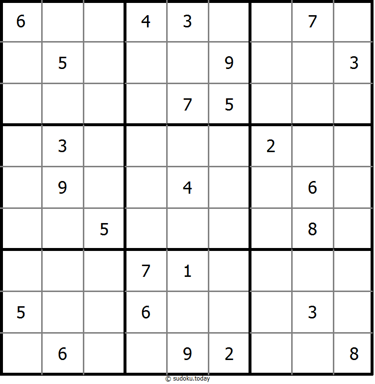 Sudoku Non-15 #12530