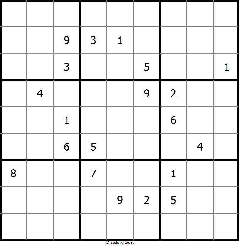 Sudoku Non-15 #12541