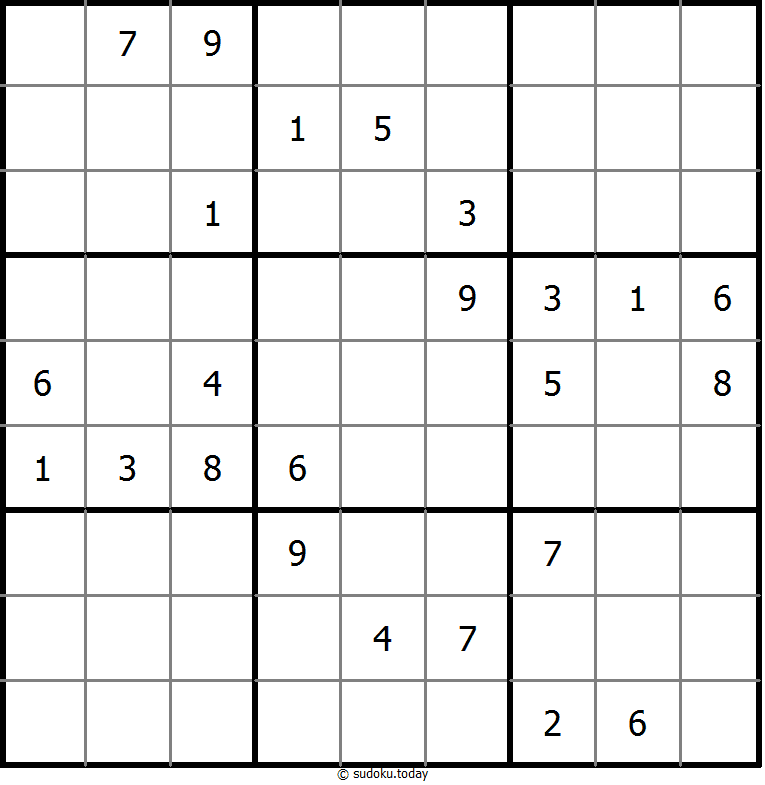 Sudoku Non-15 #12547