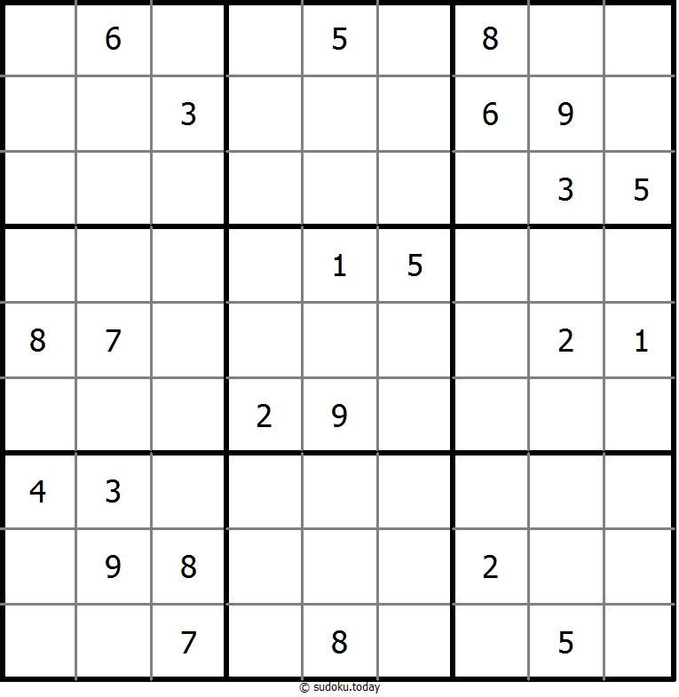 Sudoku Non-15 #12566