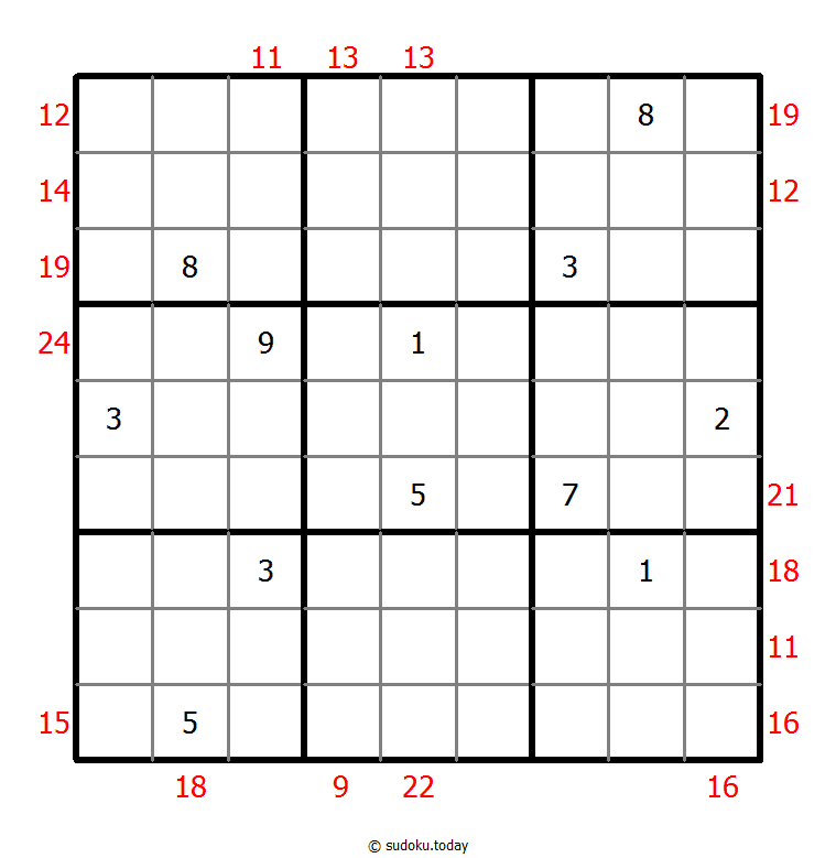 Sum Frame Sudoku 22-December-2020