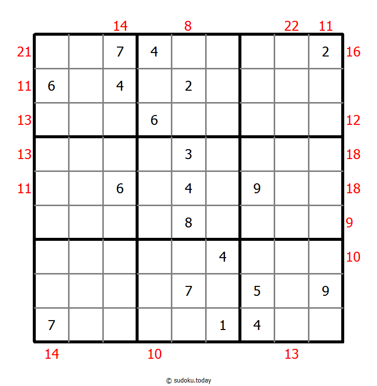 Sum Frame Sudoku