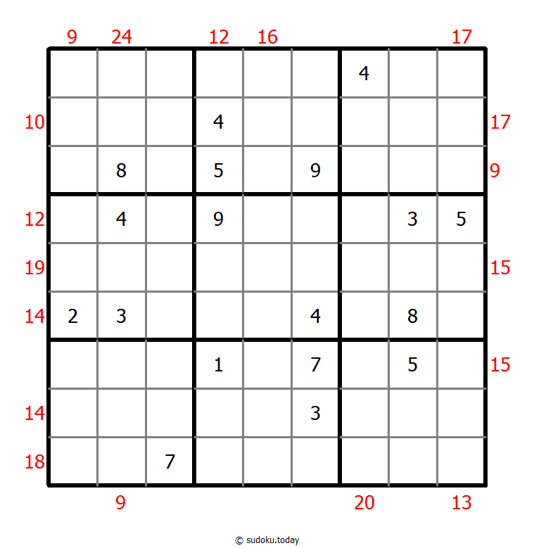 Sum Frame Sudoku