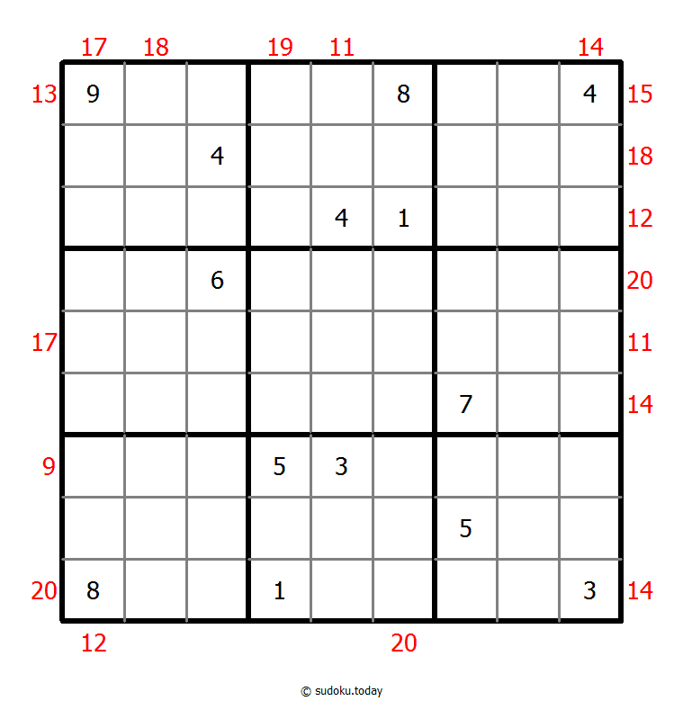 Sum Frame Sudoku