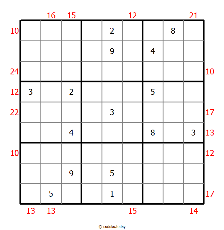Sum Frame Sudoku 5-January-2021