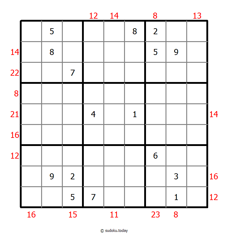 Sum Frame Sudoku 10-March-2021