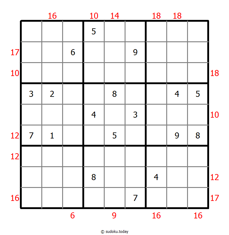 Sum Frame Sudoku 19-July-2020
