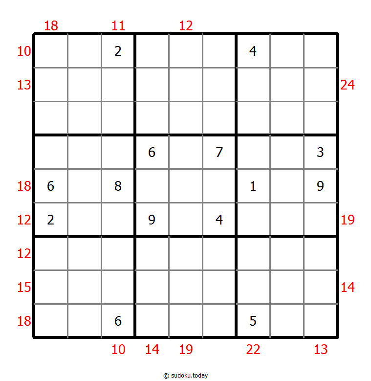 Sum Frame Sudoku