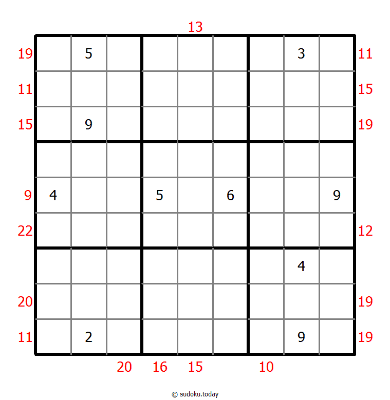 Sum Frame Sudoku