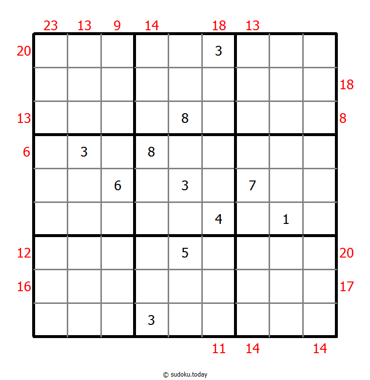 Sum Frame Sudoku