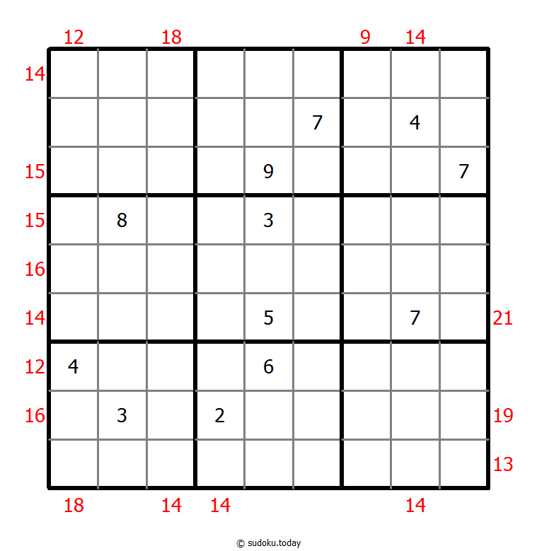 Sum Frame Sudoku