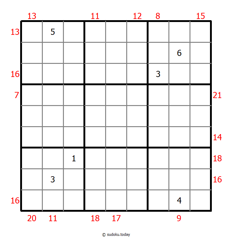 Sum Frame Sudoku