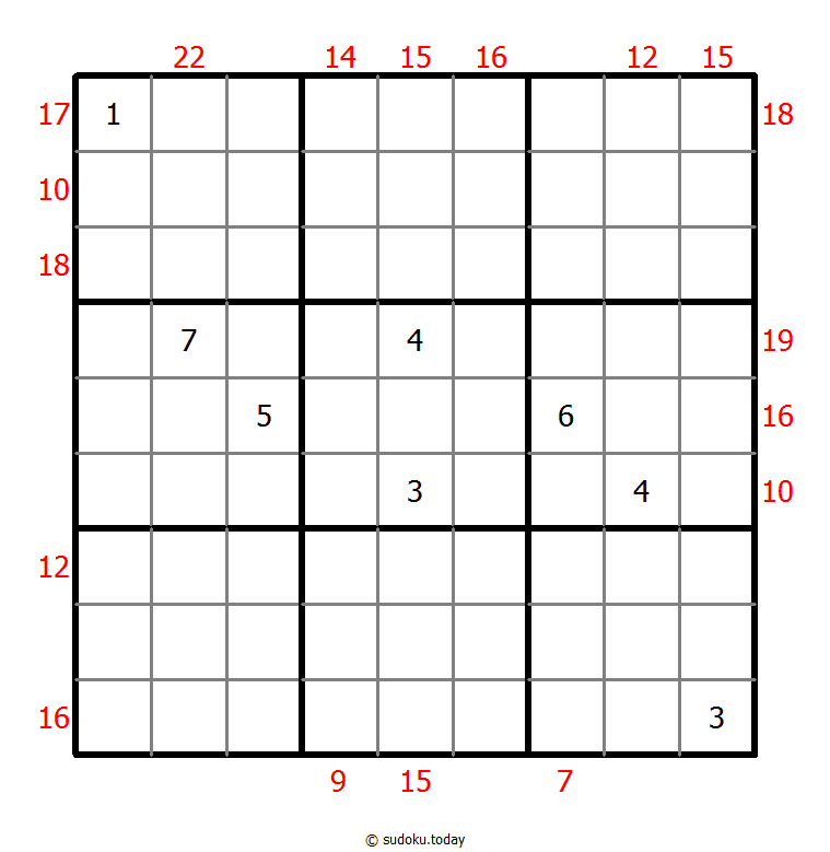 Sum Frame Sudoku 9-March-2021