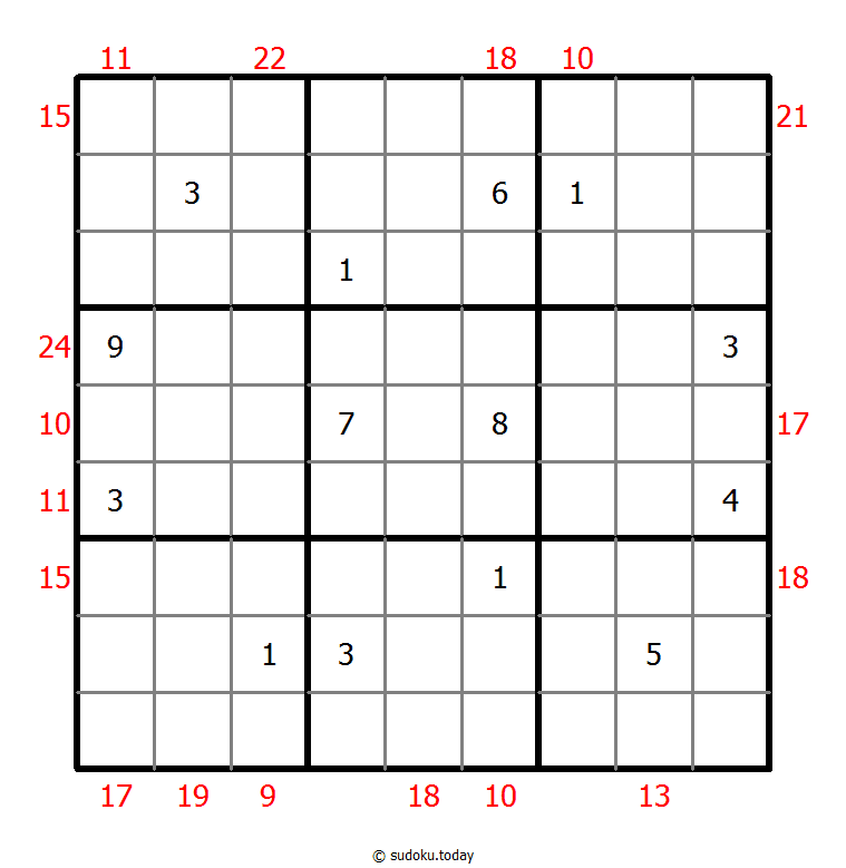 Sum Frame Sudoku 04 November 2025