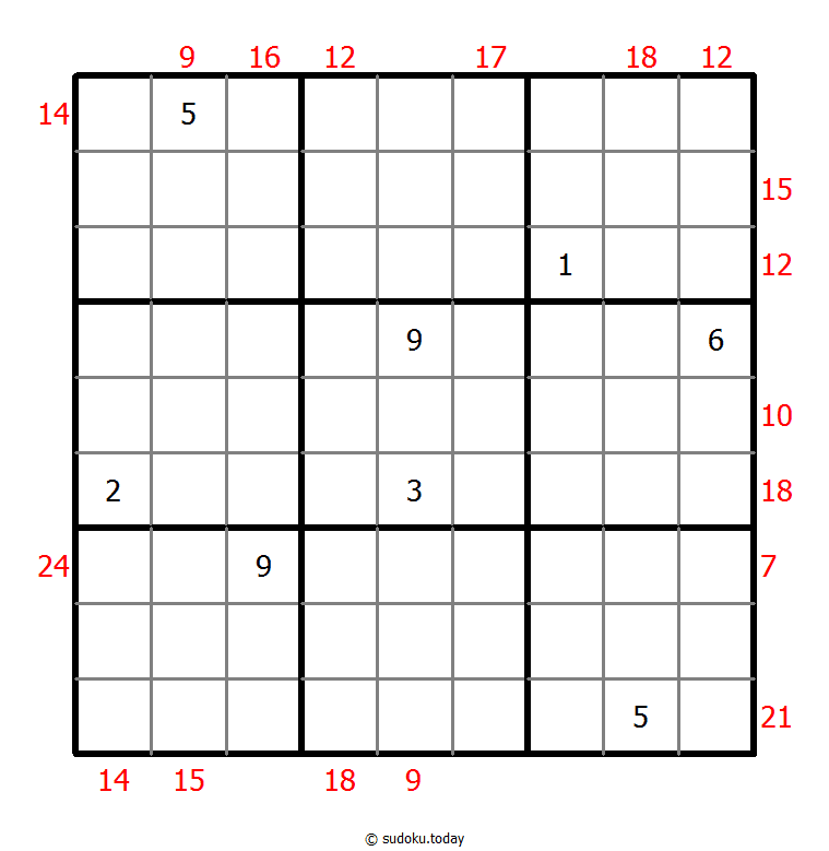 Sum Frame Sudoku