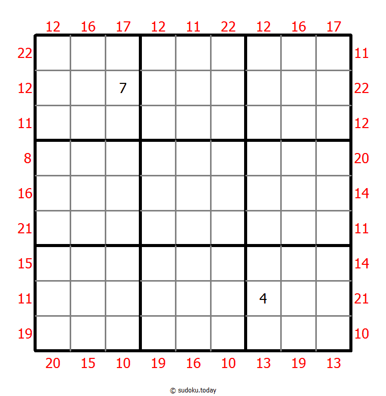 Sum Frame Sudoku 27-June-2020