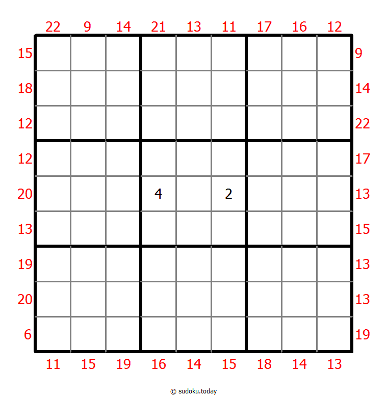 Sum Frame Sudoku 31-July-2020