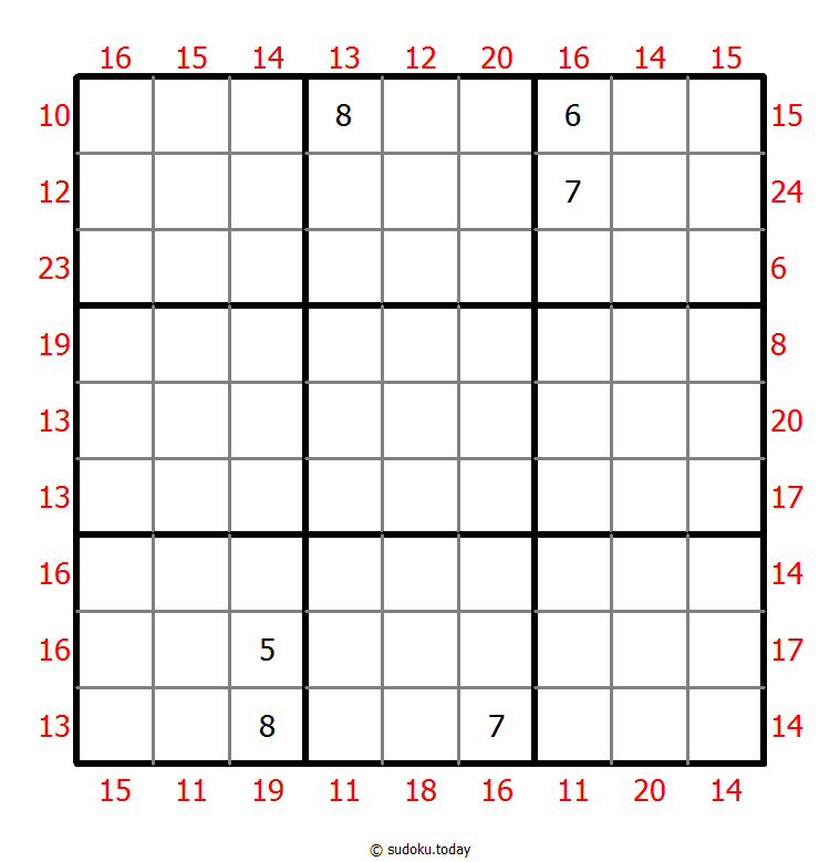 Sum Frame Sudoku 18-July-2020