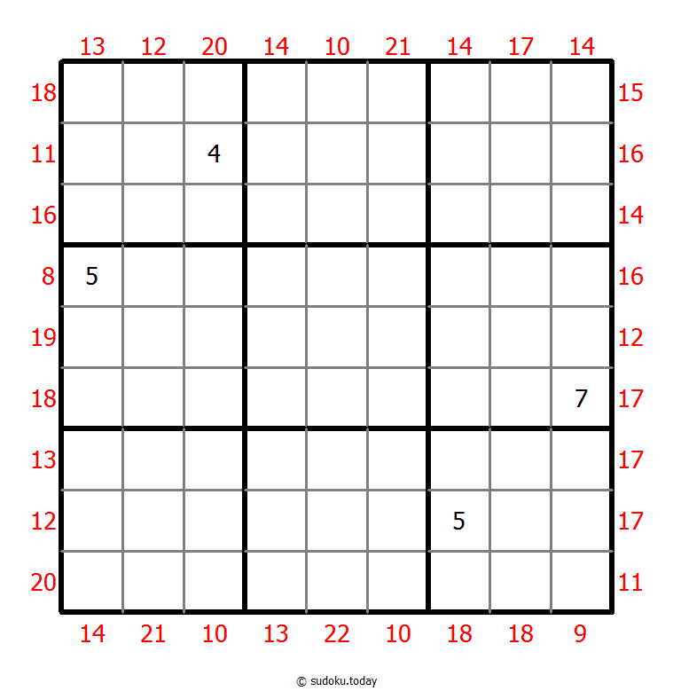 Sum Frame Sudoku 23-June-2020