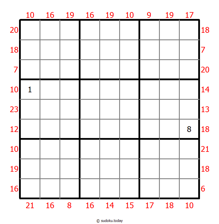 Sum Frame Sudoku 26-July-2020