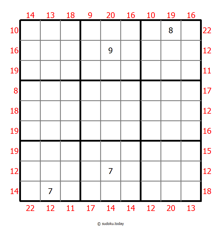 Sum Frame Sudoku
