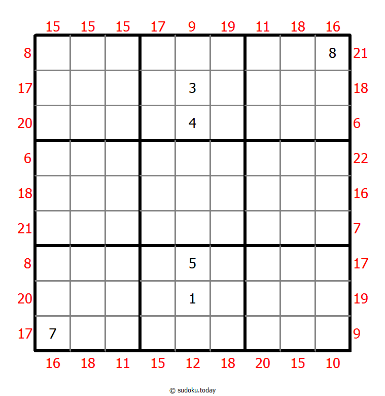 Sum Frame Sudoku 29-June-2020