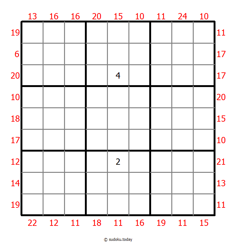 Sum Frame Sudoku