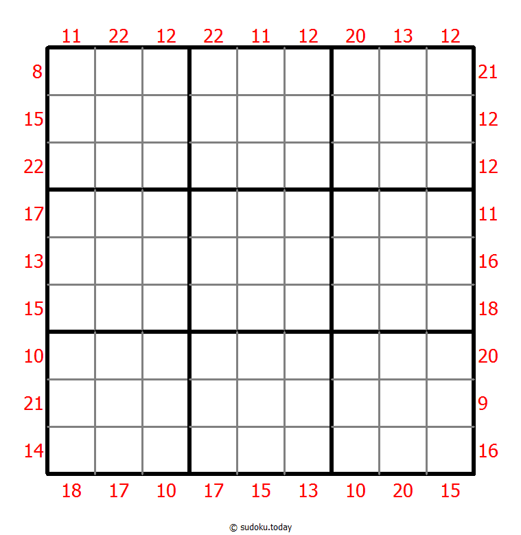 Sum Frame Sudoku 16-June-2020