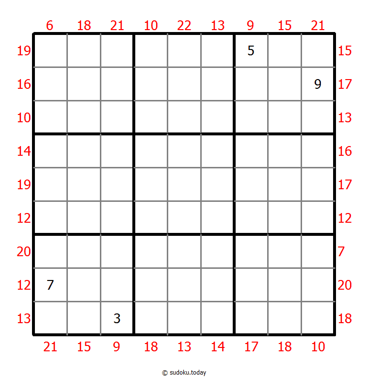 Sum Frame Sudoku