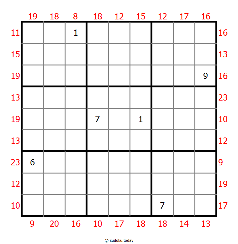 Sum Frame Sudoku