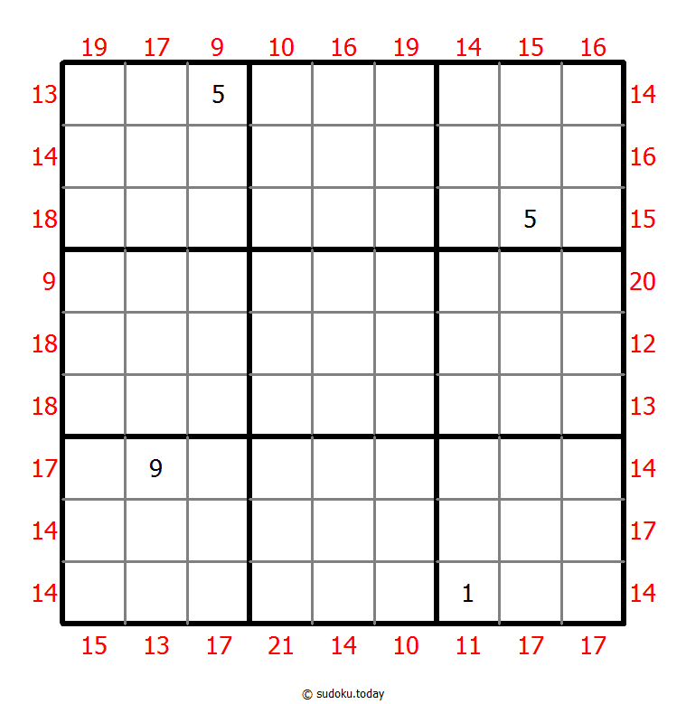 Sum Frame Sudoku