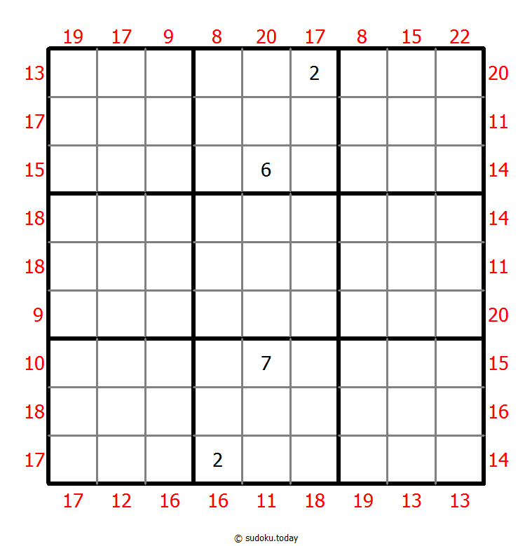 Sum Frame Sudoku