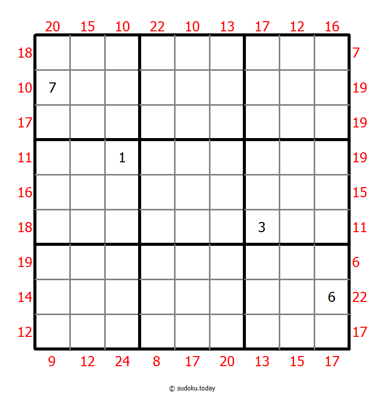 Sum Frame Sudoku