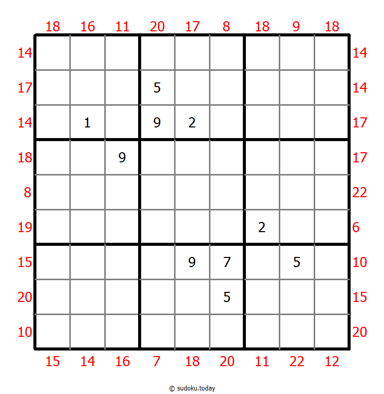 Sum Frame Sudoku