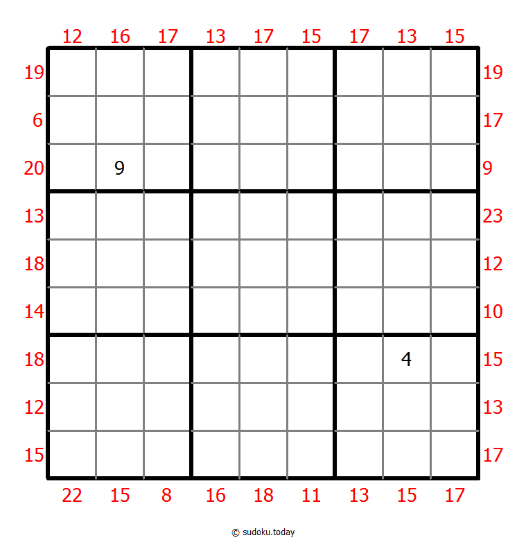 Sum Frame Sudoku 24-June-2020