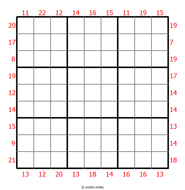 Sum Frame Sudoku 30 November 2025