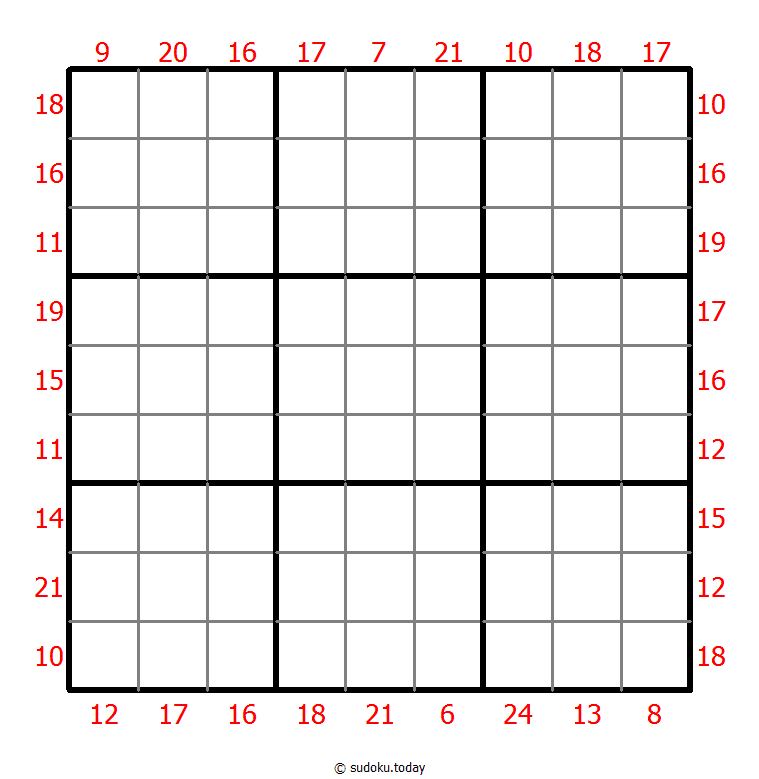 Sum Frame Sudoku