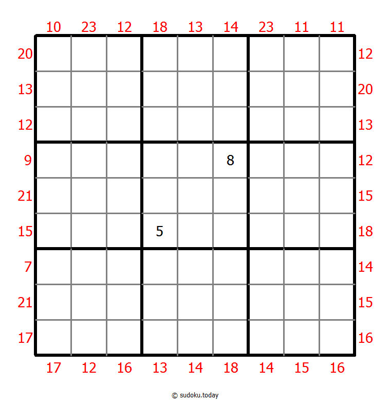 Sum Frame Sudoku 30-June-2020