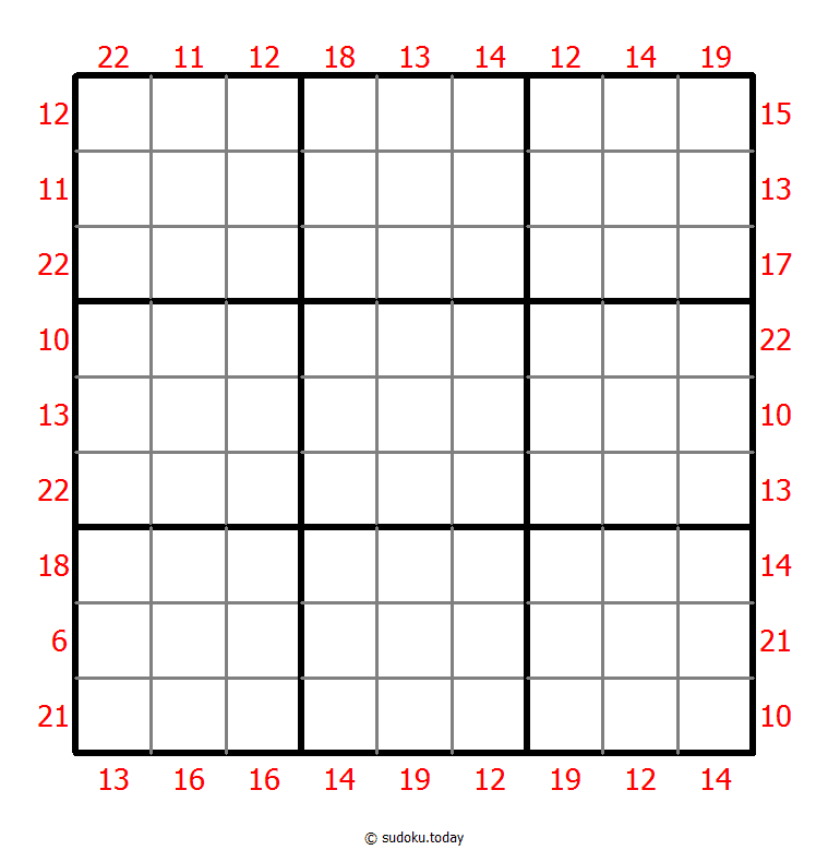 Sum Frame Sudoku 22-July-2020
